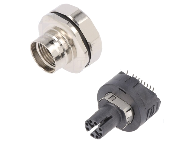 Contact; M12; PIN: 8; vrouwelijk; code X-ProfiNET; SMT; IP65,IP67 Contact; M12; PIN: 8; vrouwelijk; code X-ProfiNET; SMT; IP65,IP67
